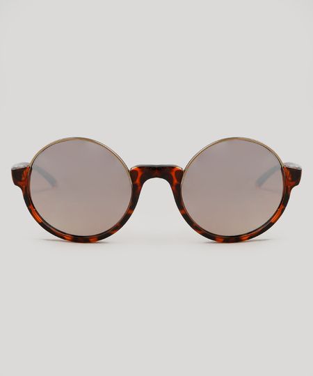 Oculos-de-Sol-Cia--Maritima-Redondo-Feminino-Oneself-Tartaruga-9343663-Tartaruga_1