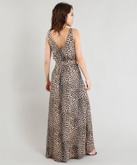 Vestido-Feminino-Longo-Triya-Estampado-Animal-Print-com-Faixa-para-Amarracao-Bege-9258647-Bege_3