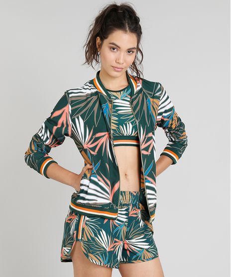 Jaqueta-Bomber-Feminina-Cia--Maritima-Esportiva-Estampada-Folhagem-Verde-Escuro-9266357-Verde_Escuro_1