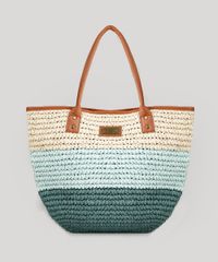 Bolsa-de-Praia-Cia--Maritima-em-Palha-Listrada-Verde-Claro-9268307-Verde_Claro_1