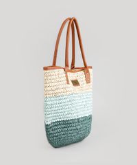 Bolsa-de-Praia-Cia--Maritima-em-Palha-Listrada-Verde-Claro-9268307-Verde_Claro_3
