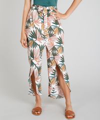 Calca-Envelope-Feminina-Cia--Maritima-Estampada-Folhagem-com-Amarracao-Off-White-9275926-Off_White_1