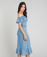 Vestido-Jeans-Midi-Feminino-Cia--Maritima-Ciganinha-com-Faixa-de-Amarrar-Azul-Medio-9331779-Azul_Medio_3