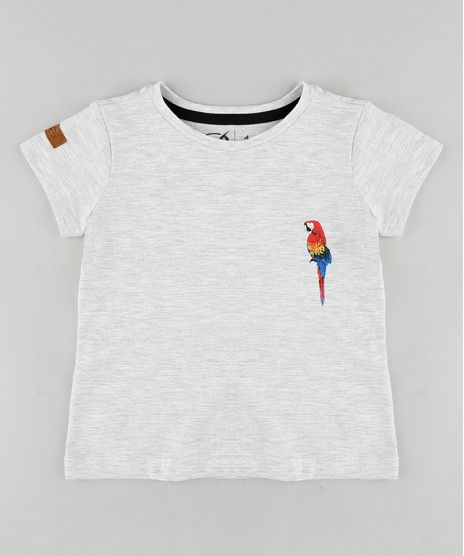 Camiseta-Infantil-Blueman-Tal-Pai-Tal-Filho-Arara-Manga-Curta-Gola-Careca-Cinza-Mescla-Claro-9343834-Cinza_Mescla_Claro_1