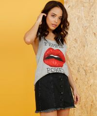 Regata-Feminina-Triya-com-Estampa--Femme-Power--Decote-Nadador--Cinza-Mescla-9316965-Cinza_Mescla_2