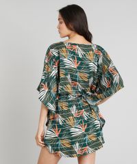 Saida-de-Praia-Kaftan-Cia--Maritima-Estampada-Folhagem-Curta-Verde-Escuro-9255988-Verde_Escuro_3