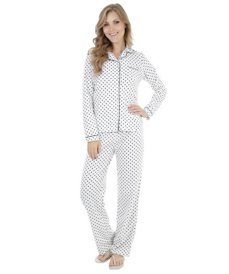 Conjunto-de-Pijama-em-Plush-Branco-8228149-Branco_1