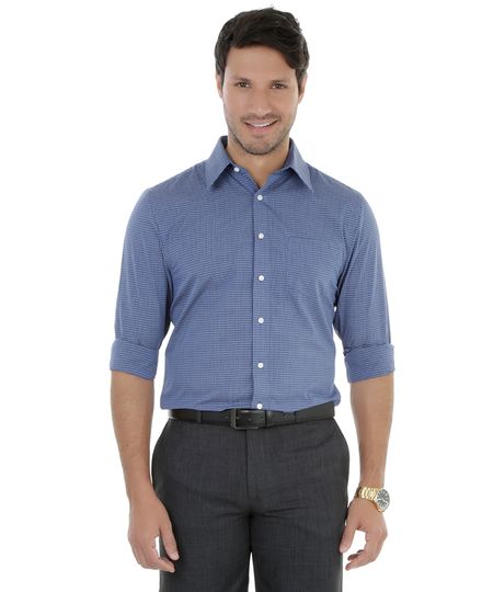 Camisa-Social-Comfort-Estampada-Azul-Escuro-8182885-Azul_Escuro_1 Camisa-Social-Comfort-Estampada-Azul-Escuro-8182885-Azul_Escuro_1