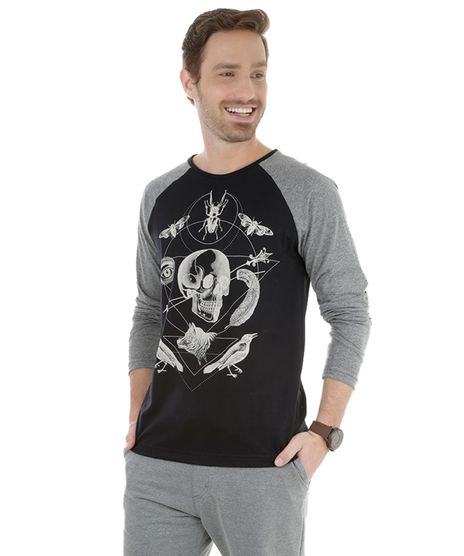 Camiseta-com-Estampa--Caveira--Preta-8271214-Preto_1