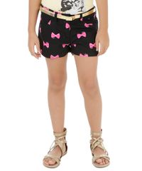 Short-Estampado-Barbie-com-cinto-Preto-8180381-Preto_1