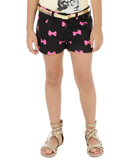 Short-Estampado-Barbie-com-cinto-Preto-8180381-Preto_1 Short-Estampado-Barbie-com-cinto-Preto-8180381-Preto_1