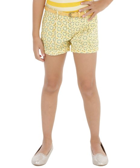 Short-Floral-com-Cinto-Amarelo-8179325-Amarelo_1
