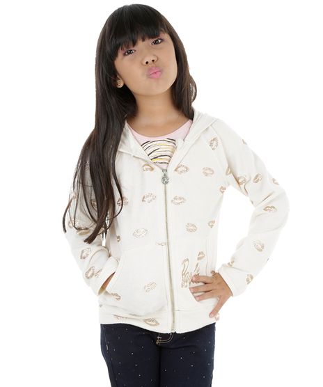 Blusao-em-Moletom-com-Capuz-Barbie-Bege-Claro-8198341-Bege_Claro_1