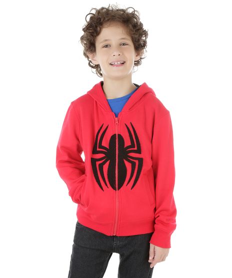Blusao-em-Moletom-Homem-Aranha-Vermelho-8208222-Vermelho_1