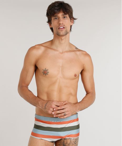 Sunga-Masculina-Agua-de-Coco-Listrada-com-Protecao-UV50--Verde-Escuro-9323757-Verde_Escuro_1