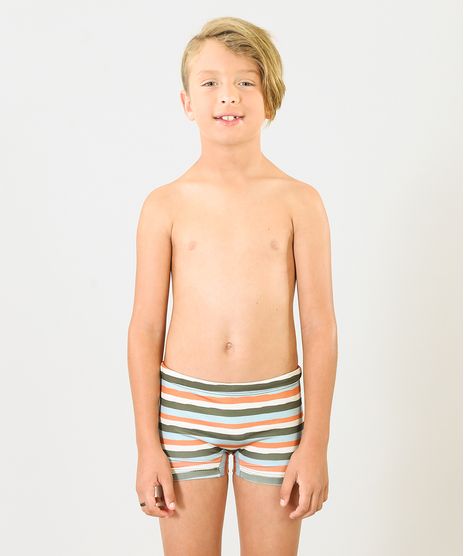 Sunga-Infantil-Boxer-Agua-de-Coco-Listrada-com-Protecao-UV50--Verde-Escuro-9284792-Verde_Escuro_1