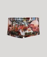 Sunga-Masculina-Agua-de-Coco-Estampada-Corais-com-Protecao-UV50--Coral-9323759-Coral_5