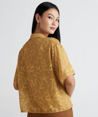 Camisa-Cropped-com-Textura-Feminina-Mindset-Manga-Curta-Mostarda-9385641-Mostarda_2