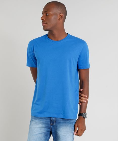 camisa azul royal