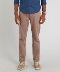 Calca-Masculina-Reta-em-Piquet-Kaki-Escuro-9305504-Kaki_Escuro_1