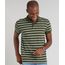 Polo-Masculina-em-Piquet-Listrada-Manga-Curta-Verde-Escuro-9329082-Verde_Escuro_1