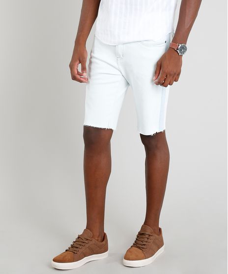 Bermuda-Jeans-Masculina-Slim-com-Recorte-Azul-Claro-9309297-Azul_Claro_1