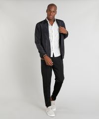 Camisa-Masculina-Slim-Estampada-Manga-Curta-Bege-Claro-9236812-Bege_Claro_3