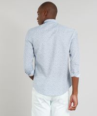 Camisa-Masculina-Slim-Estampada-Mini-Print-de-Folhagem-Manga-Longa-Azul-Claro-9253847-Azul_Claro_2