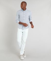 Camisa-Masculina-Slim-Estampada-Mini-Print-de-Folhagem-Manga-Longa-Azul-Claro-9253847-Azul_Claro_3