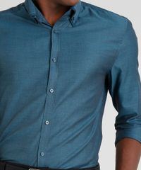 Camisa-Masculina-Slim-Manga-Longa-Verde-9246939-Verde_4