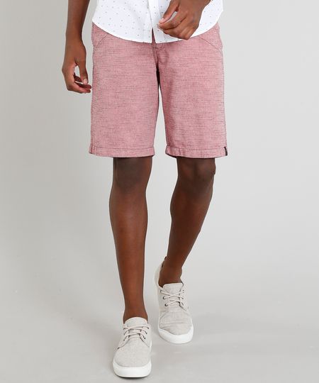 Bermuda-Masculina-Reta-Mescla-Coral-9321047-Coral_1 Bermuda-Masculina-Reta-Mescla-Coral-9321047-Coral_1