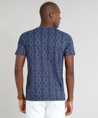 Camiseta-Masculina-Estampada-Arabescos-Manga-Curta-Gola-Careca-Azul-Marinho-9210340-Azul_Marinho_2