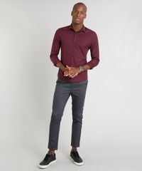 Camisa-Masculina-Slim-Estampada-Manga-Longa-Vinho-9253695-Vinho_3