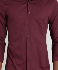Camisa-Masculina-Slim-Estampada-Manga-Longa-Vinho-9253695-Vinho_4
