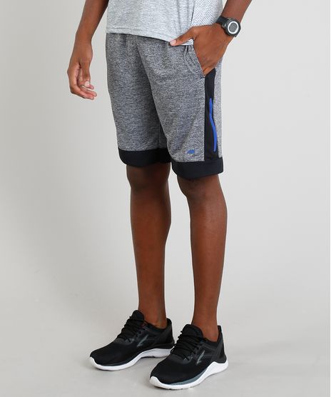 Bermuda-Masculina-Esportiva-de-Treino-Ace-com-Recortes-Cinza-Mescla-Escuro-9208057-Cinza_Mescla_Escuro_1
