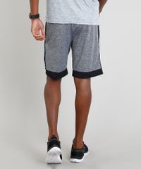 Bermuda-Masculina-Esportiva-de-Treino-Ace-com-Recortes-Cinza-Mescla-Escuro-9208057-Cinza_Mescla_Escuro_2