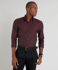 Camisa-Masculina-Slim-Manga-Longa-Vinho-9249821-Vinho_1