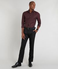 Camisa-Masculina-Slim-Manga-Longa-Vinho-9249821-Vinho_3