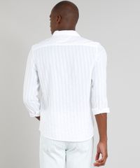 Bata-Masculina-Comfort-Texturizada-Manga-Longa-Branco-9253266-Branco_2