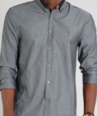 Camisa-Masculina-Slim-Manga-Longa-Chumbo-9050308-Chumbo_4