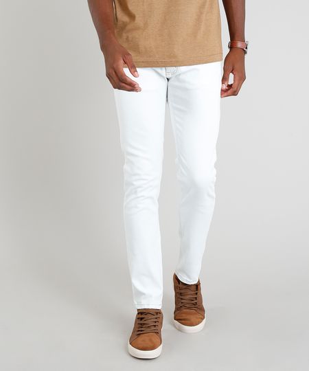 Calca-Jeans-Masculina-Slim--Branca-9306434-Branco_1 Calca-Jeans-Masculina-Slim--Branca-9306434-Branco_1