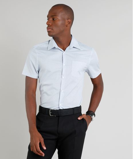 Camisa-Masculina-Comfort-Estampada-Mini-Print-com-Bolso-Manga-Curta-Azul-Claro-9093242-Azul_Claro_1