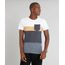 Camiseta-Masculina-Slim-Fit-com-Recortes-Manga-Curta-Gola-Careca-Cinza-Mescla-Escuro-9351636-Cinza_Mescla_Escuro_1
