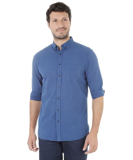 Camisa-Social-Comfort-Xadrez-Azul-8182243-Azul_1