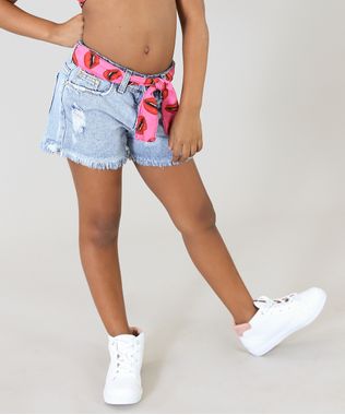 Short-Jeans-Infantil-Triya-Tal-Mae-Tal-Filha-com-Lenco-Estampado-Bocas-Azul-Claro-9364994-Azul_Claro_1