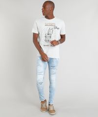 Camiseta-Masculina--Barber-Shop--Manga-Curta-Gola-Careca-Cinza-Mescla-Claro-9331672-Cinza_Mescla_Claro_3