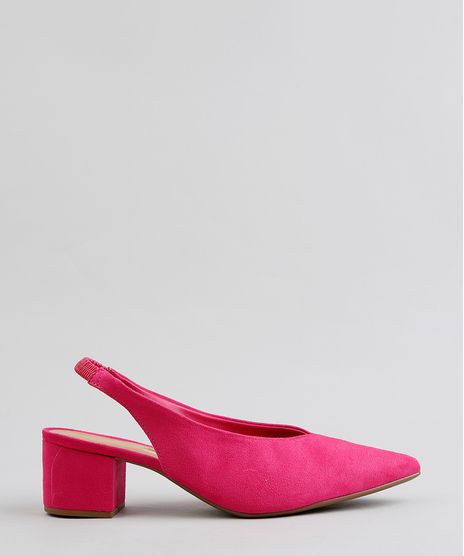 Scarpin-Bico-Fino-Feminino-em-Suede-com-Abertura-Pink-9283940-Pink_1