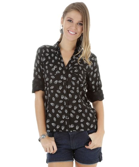 Camisa-Estampada-de-Robos-Preta-8190416-Preto_1