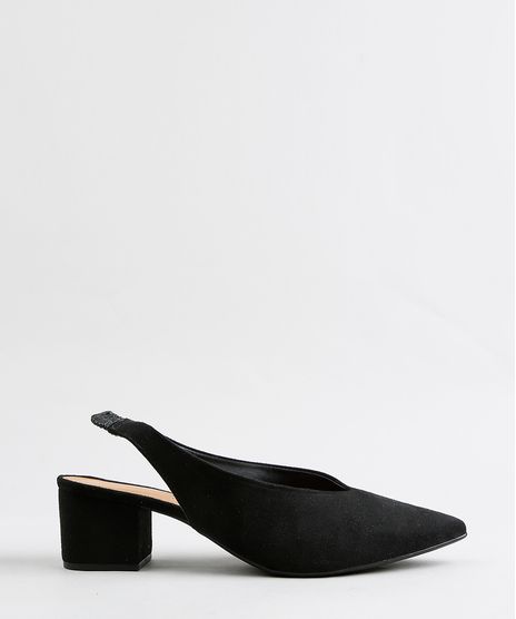 Scarpin-Bico-Fino-Feminino-em-Suede-com-Abertura-Preto-9283941-Preto_1