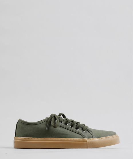 Tenis-Masculino-em-Lona-Verde-Militar-9316172-Verde_Militar_1